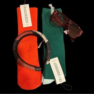 Free People Lover’s Bundle NWT! Sunglasses, 2 Pair Socks, & Headband! $118 value